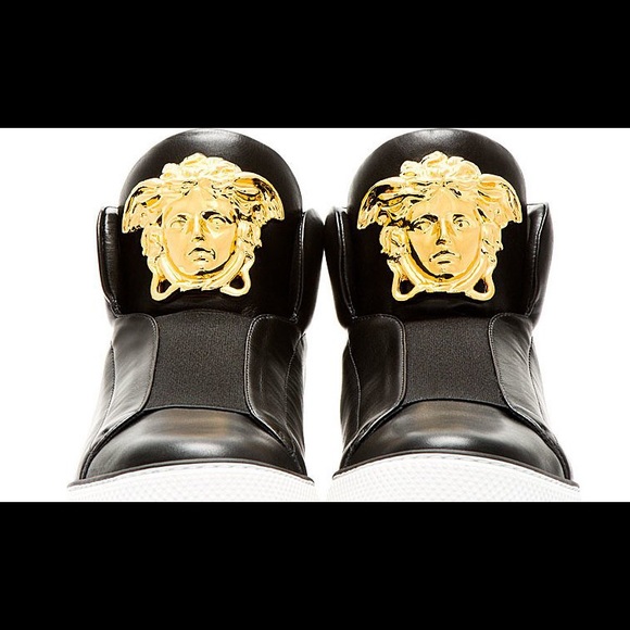 Versace Palazzo Medusa High Top Sneaker - Picture 2 of 3